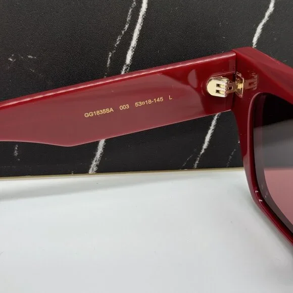 NEW GUCCI GG1835SA 003 RED WOMEN SUNGLASSES GUCCI display picture 1
